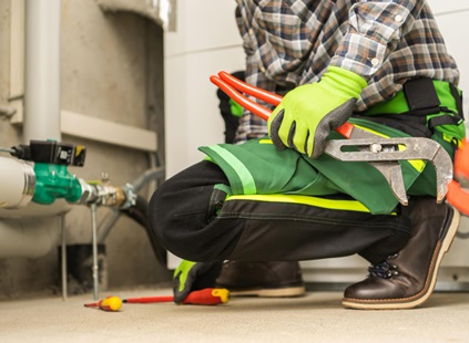 Desatorando una tubería